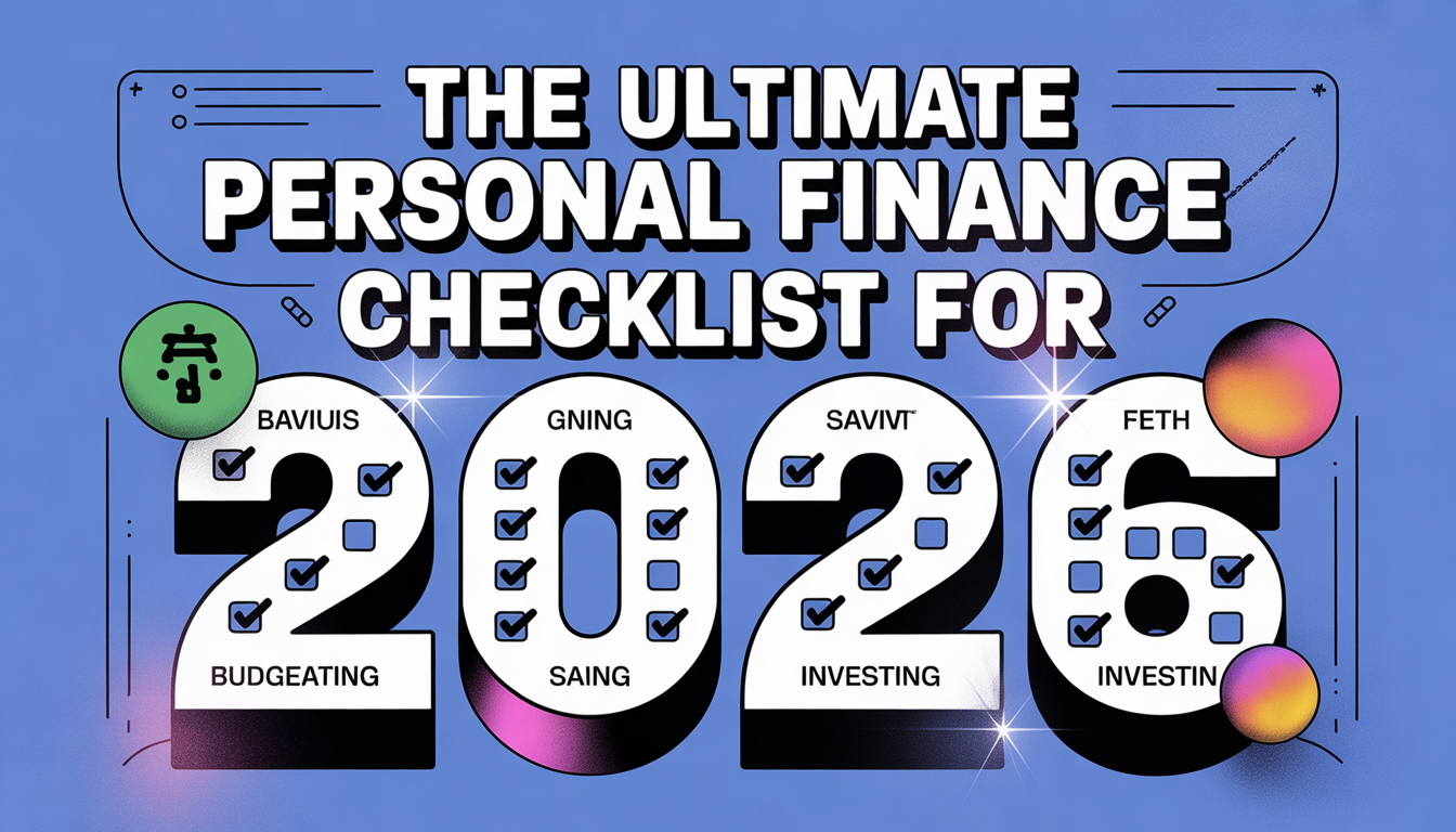 The Ultimate Personal Finance Checklist for 2026